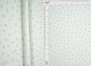 1 yarda de tela de punto acanalado 2x2 con sensación de algodón, estampado diminuto, suave y elástica 58/59 pulgadas de ancho