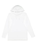 LAT Men's Fine Jersey Hooded Long Sleeve Raglan T-Shirt