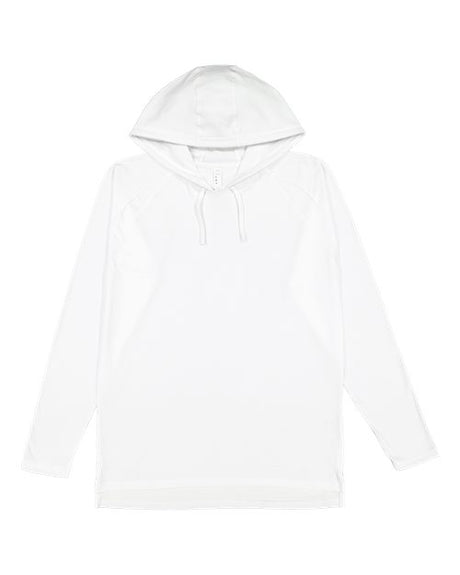 LAT Men's Fine Jersey Hooded Long Sleeve Raglan T-Shirt
