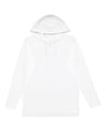 LAT Men's Fine Jersey Hooded Long Sleeve Raglan T-Shirt