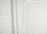 1 Yard Cotton Feel 2x2 Rib Knit Fabric, Ditsy Print Soft Stretch 58/59 Inches Wide