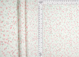 Ditsy Print Cotton-Feel Rib Knit Rose