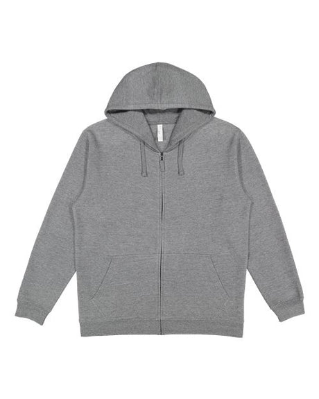 LAT Unisex Full-Zip Fleece Hoodie Sweatshirt