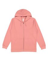 LAT Unisex Full-Zip Fleece Hoodie Sweatshirt