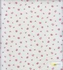 1 Yard Polyester Rayon Spandex 190 GSM Pointelle Ditsy Rib Print Fabric Soft 58/60" Width