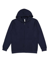 LAT Unisex Full-Zip Fleece Hoodie Sweatshirt