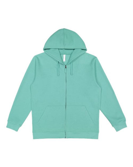 LAT Unisex Full-Zip Fleece Hoodie Sweatshirt