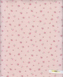 Ditsy Floral Pointelle Rib Knit Fabric Blush