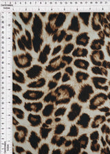 Animal Print Brushed DTY Knit Fabric