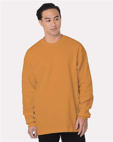 Bayside Men's USA-Made Heavyweight Waffle Knit Thermal