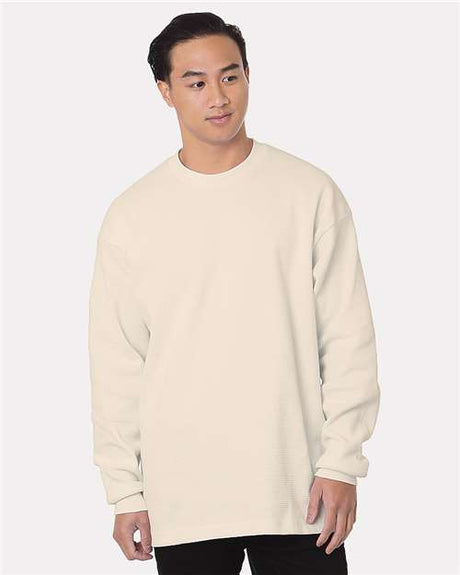 Bayside Men's USA-Made Heavyweight Waffle Knit Thermal