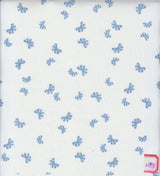 Bow Print Rib Knit Fabric