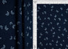 1 Yard Bow Print 2x2 Rib Knit Fabric Cotton Feel Stretch Polyester Spandex 58 Inch for Apparel