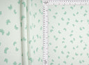Bow Print Rib Knit Fabric