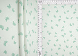 Bow Print Rib Knit Fabric