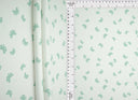 1 Yard Bow Print 2x2 Rib Knit Fabric Cotton Feel Stretch Polyester Spandex 58/60 Inch Wide for Apparel