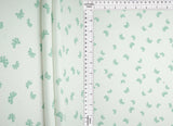 1 Yard Bow Print 2x2 Rib Knit Fabric Cotton Feel Stretch Polyester Spandex 58 Inch for Apparel