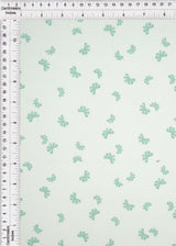 Bow Print Rib Knit Fabric