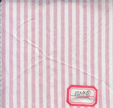 Striped Poplin Woven Fabric Lightweight Poly Cotton, 1/4" Stripe & 57/58" Wide