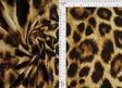 Animal Print DTY Knit Fabric Brown