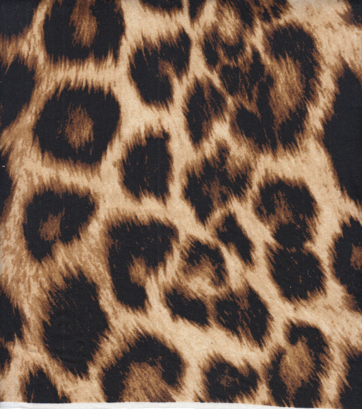 Animal Print DTY Knit Fabric Brown