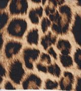 Animal Print DTY Knit Fabric Brown