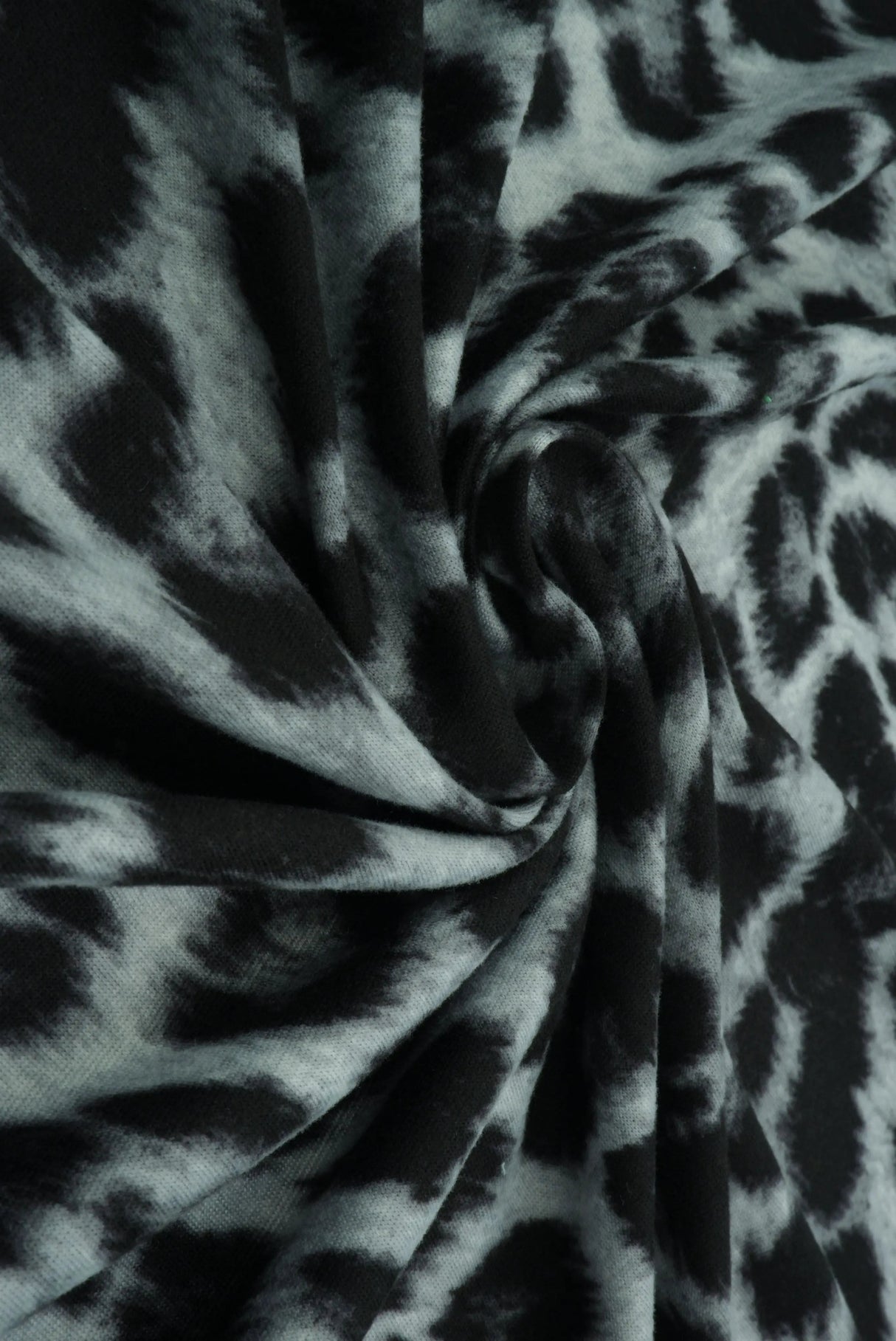 1 Yard DTY Brushed Animal Print Knit Fabric, 58/60? Wide Polyester Spandex Blend