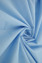 Stretch Cotton Poplin Solid Woven Fabric
