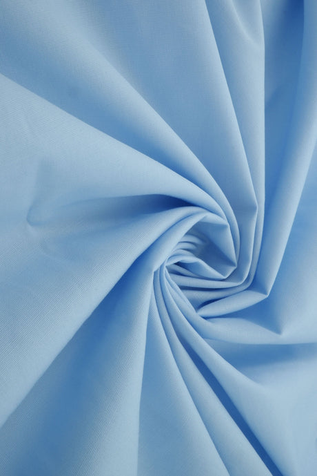 Stretch Cotton Poplin Solid Woven Fabric