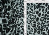 1 Yard Lightweight Brushed Animal Print DTY Knit Fabric Polyester Spandex 58 Inch Wide for Sewing