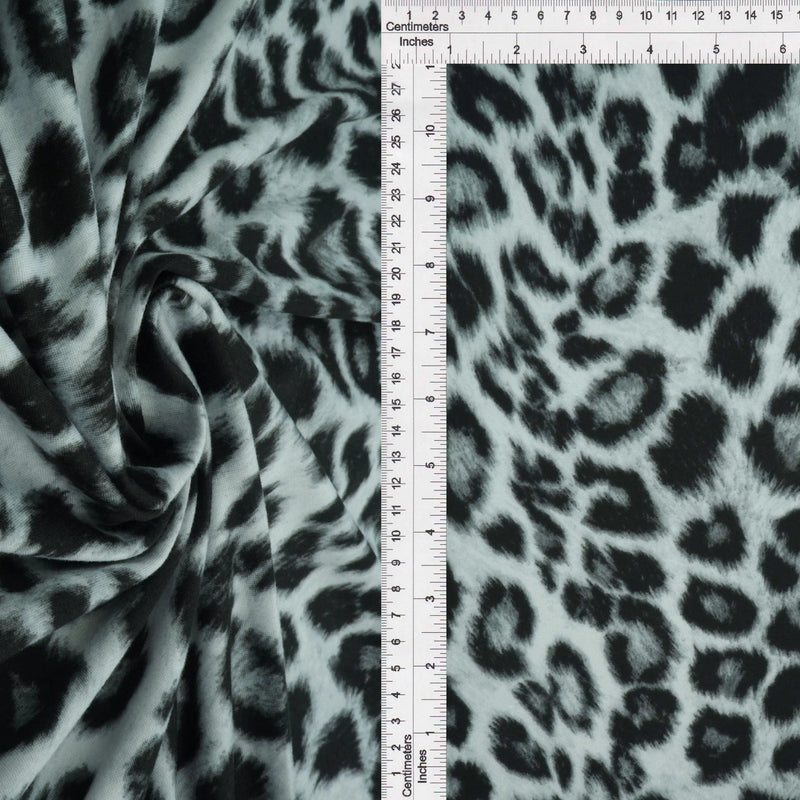 1 Yard DTY Brushed Animal Print Knit Fabric 58/60 Inches Wide Soft Stretch
