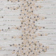 Fancy Beaded Tulle - Champagne and Mint