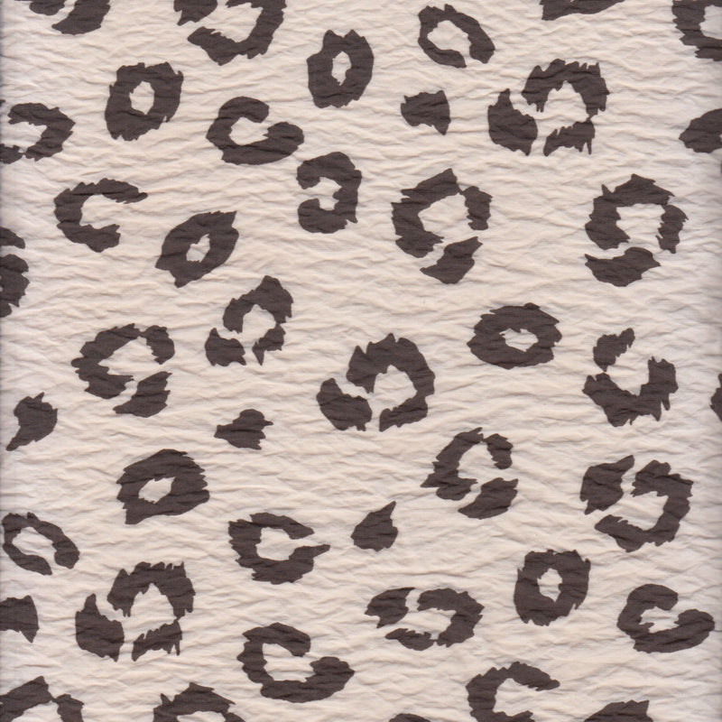 Animal Print Airflow Woven Fabric