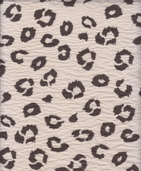 Animal Print Airflow Woven Fabric