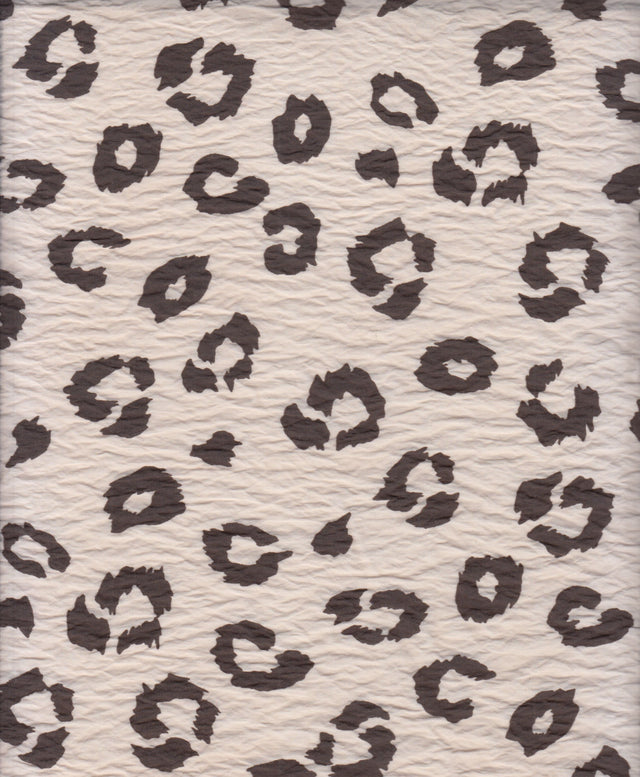 Animal Print Airflow Woven Fabric