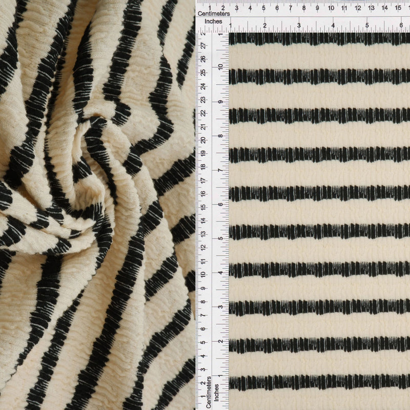 Bubble Jacquard Stripe Liverpool Knit