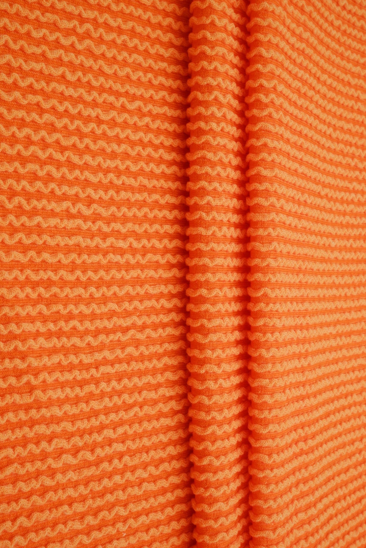 Jacquard Double Knit Rib Stretch Fabric