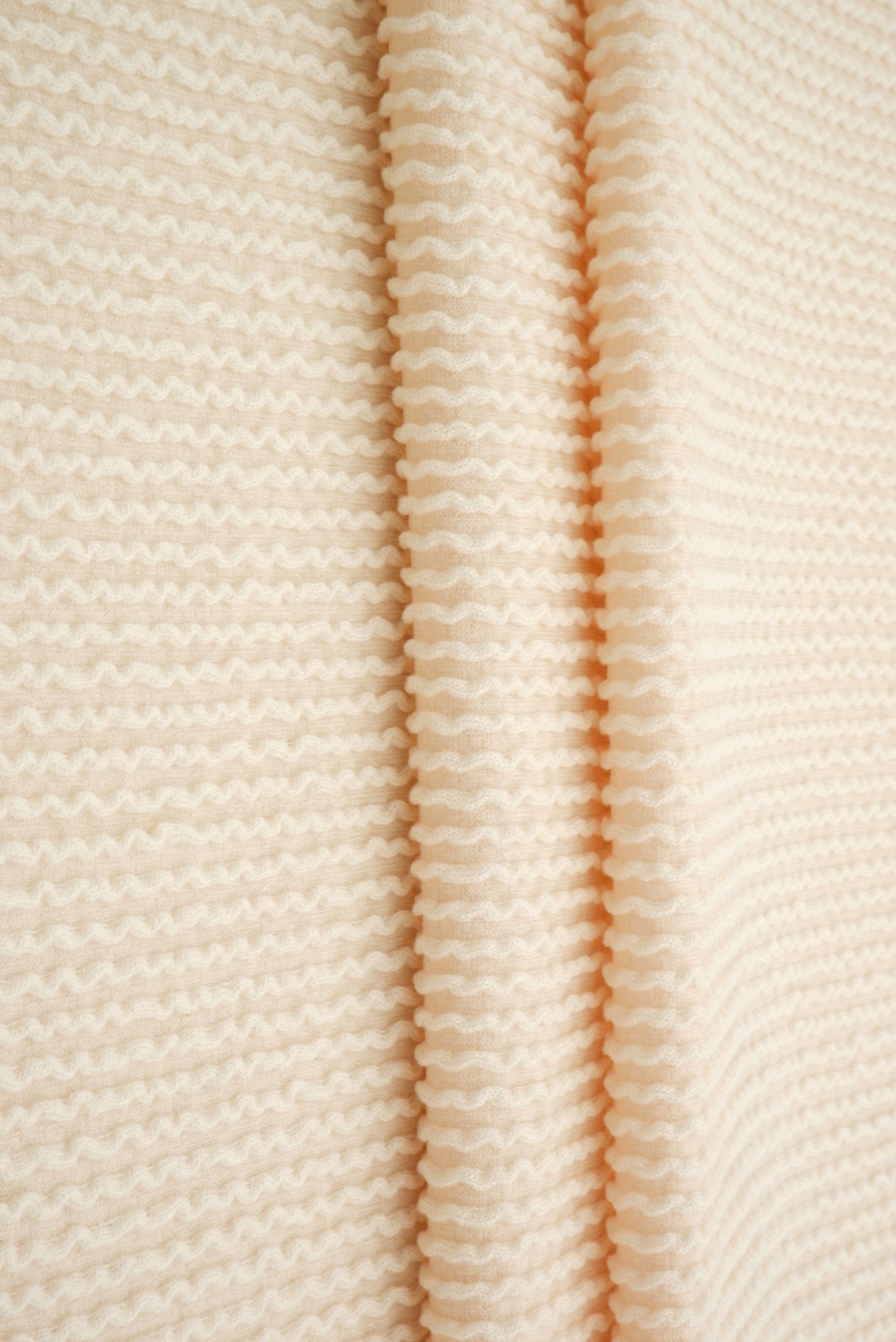 Jacquard Double Knit Rib Stretch Fabric