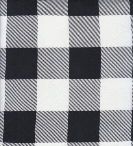 Buffalo Plaid Brushed Knit Fabric