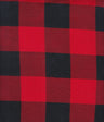 Buffalo Plaid Brushed Knit Fabric
