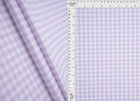 Gingham Plaid Stretch Woven Fabric