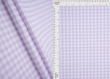 Gingham Plaid Stretch Woven Fabric