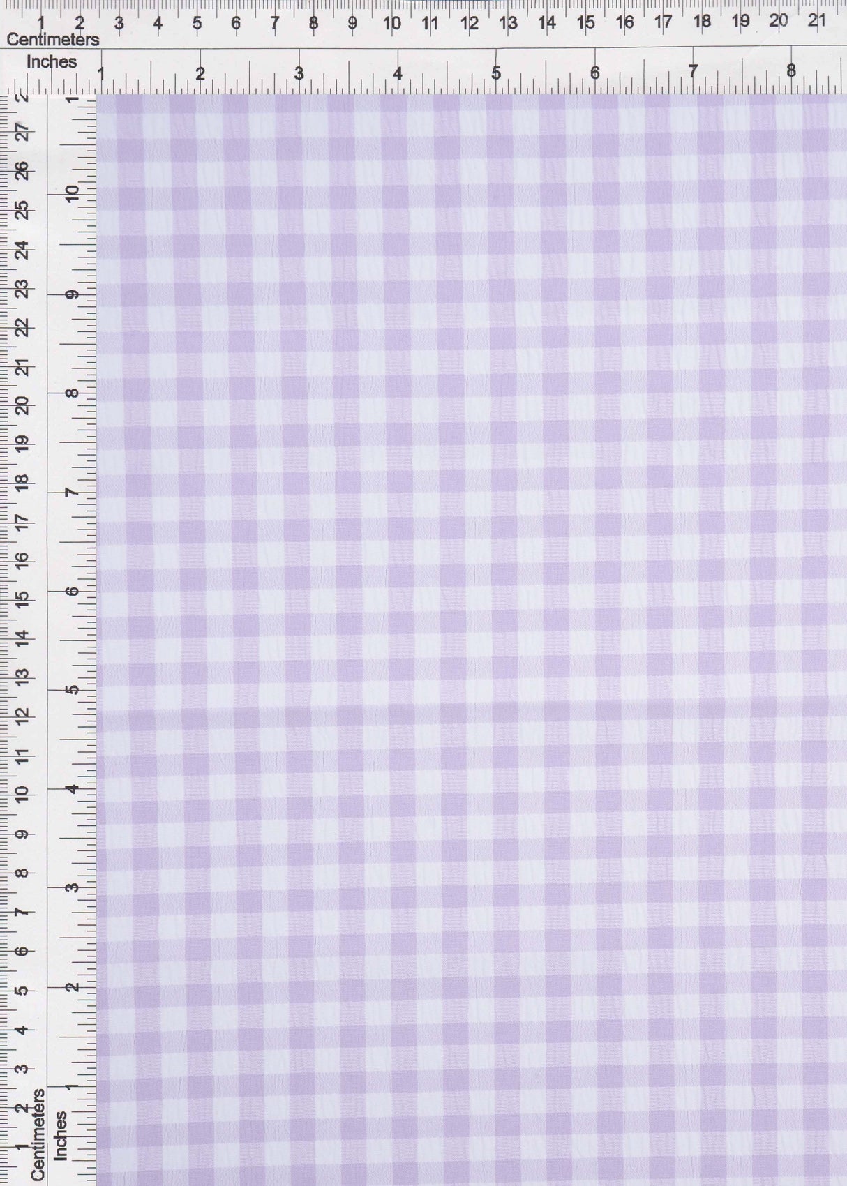 Gingham Plaid Stretch Woven Fabric
