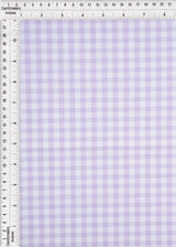 Gingham Plaid Stretch Woven Fabric