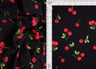 Cherry Print DTY Brushed Knit Fabric