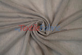 Swiss Sheer Sheer Polyester Fabric - Linen-Look Sheer Drapery, 130" Wide, White (1 Yard)