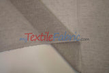 Swiss Sheer Sheer Polyester Fabric - Linen-Look Sheer Drapery, 130" Wide, White (1 Yard)