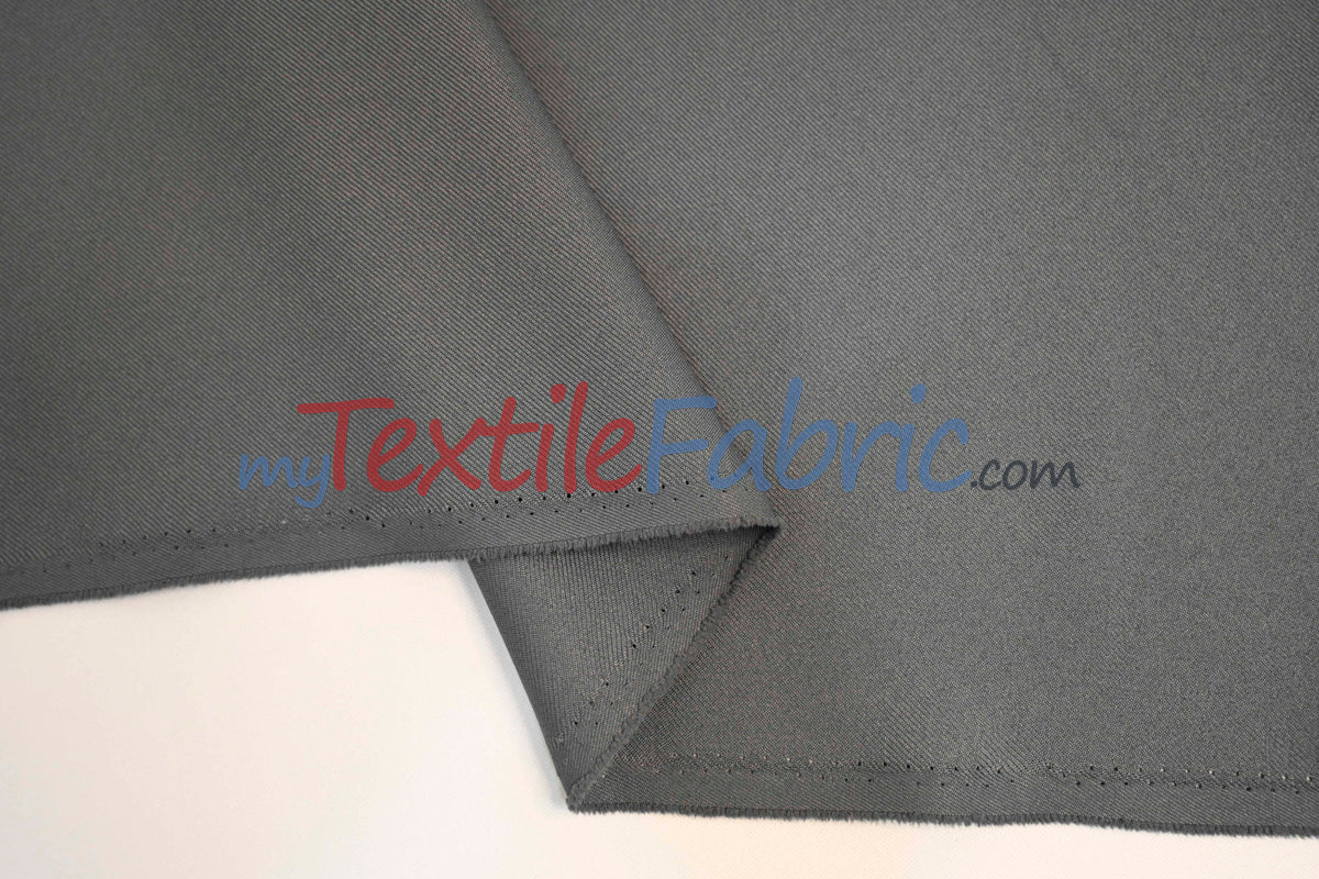 Polyester Gabardine Fabric - Multiple Colors, 58" Width (1 Yard)