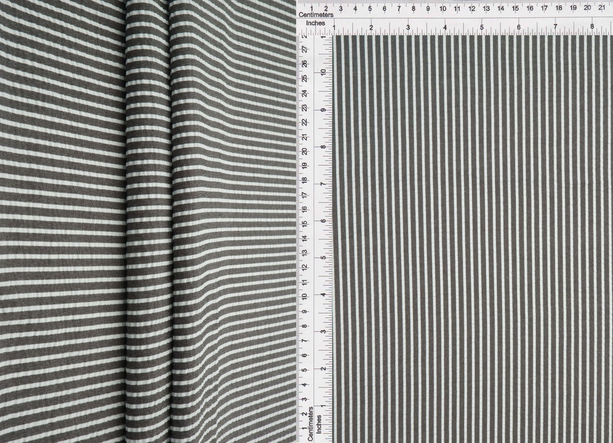 Seersucker Stripe Woven Fabric