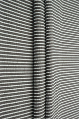 1 Yard Seersucker Stripe Fabric, 58/59? Wide Polyester Rayon Blend